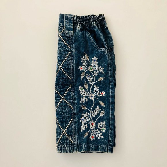 Vintage 1980's Jazzino Stonewash Rocker Chic Skirt - Picture 10 of 10